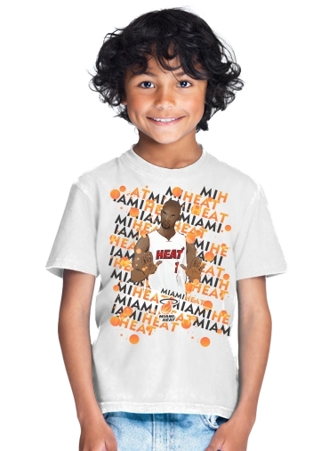  Basketball Stars: Chris Bosh - Miami Heat para Camiseta de los niños
