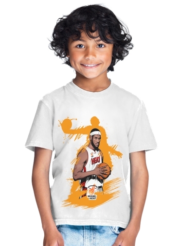  Basketball Stars: Lebron James para Camiseta de los niños