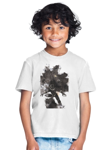  Black Panther Abstract Art Wakanda Forever para Camiseta de los niños