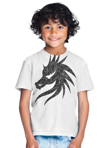  Black Silver Damasks para Camiseta de los niños