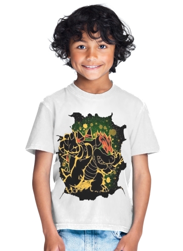  Bowser Abstract Art para Camiseta de los niños