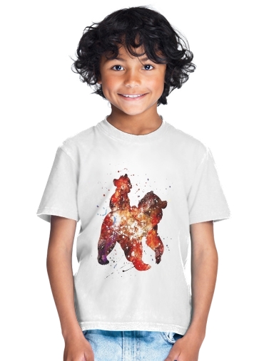  Brother Bear Watercolor para Camiseta de los niños