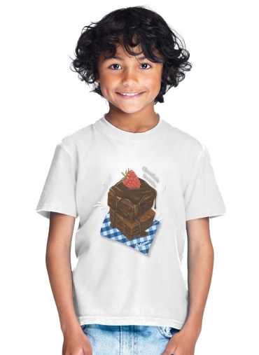  Brownie Chocolate para Camiseta de los niños