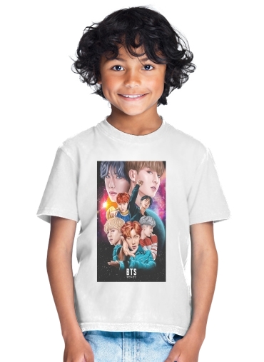  BTS DNA FanArt para Camiseta de los niños
