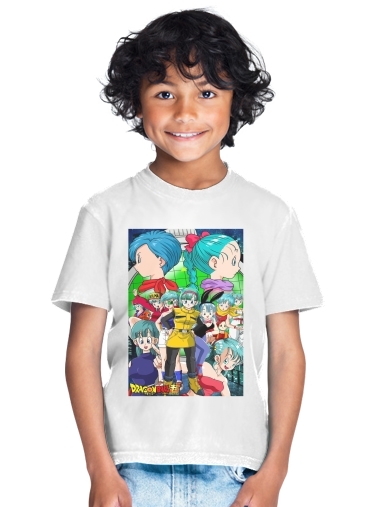  Bulma Dragon Ball super art para Camiseta de los niños