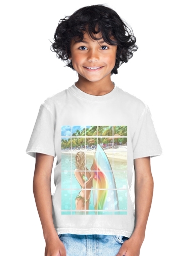  California Surfer para Camiseta de los niños
