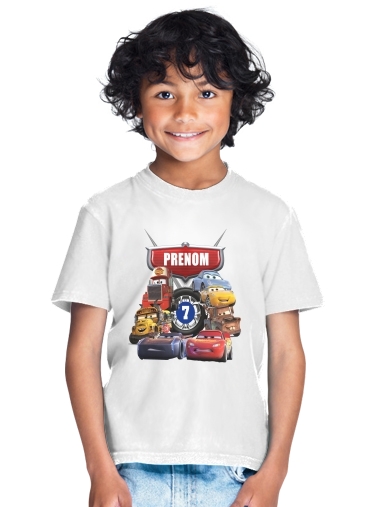  Cars Birthday Gift para Camiseta de los niños