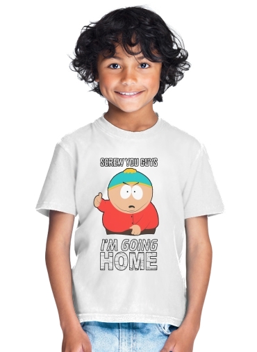  Cartman Going Home para Camiseta de los niños