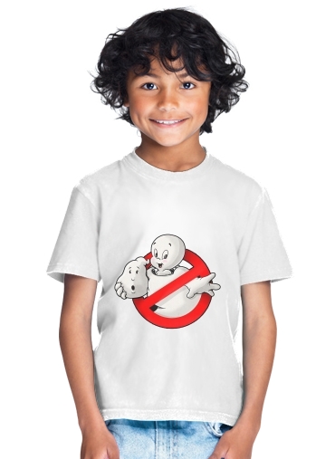  Casper x ghostbuster mashup para Camiseta de los niños