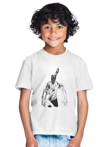 chainsaw man black and white para Camiseta de los niños