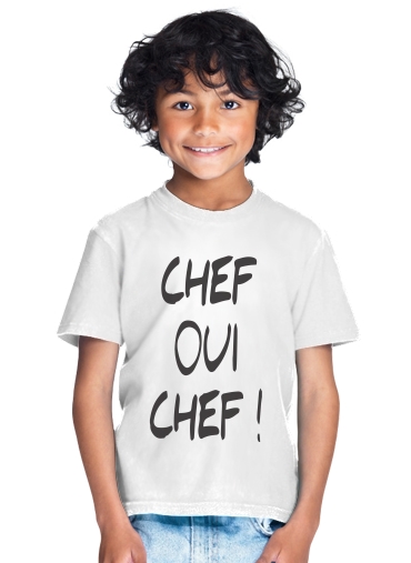  Chef Oui Chef para Camiseta de los niños