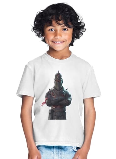 Caballero Negro Fortnite para Camiseta de los niños