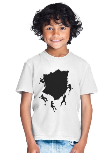  climbing mountain vector para Camiseta de los niños