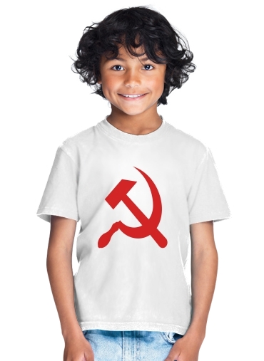  Hoz y martillo comunistas para Camiseta de los niños