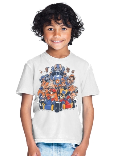  Crash Team Racing Fan Art para Camiseta de los niños