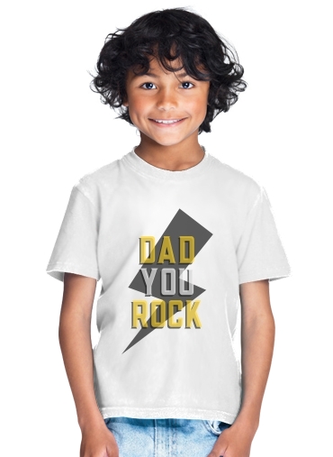 Dad rock You para Camiseta de los niños