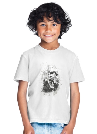  Dark Gothic Skull para Camiseta de los niños
