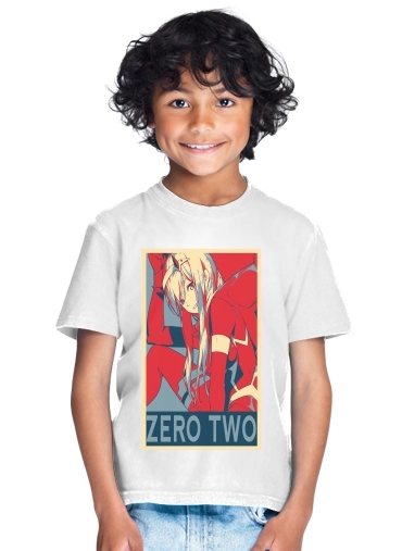  Darling Zero Two Propaganda para Camiseta de los niños