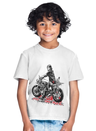  Daryl The Biker Dixon para Camiseta de los niños