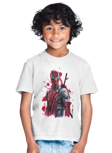  Deadpool Painting para Camiseta de los niños