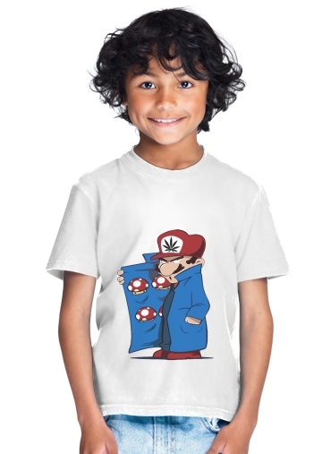  Dealer Mushroom Feat Wario para Camiseta de los niños