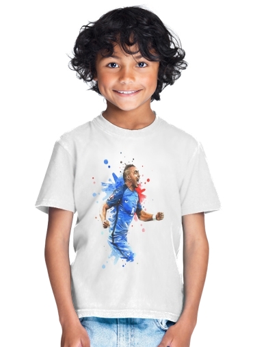  Dimitri Payet Fan Art France Team  para Camiseta de los niños