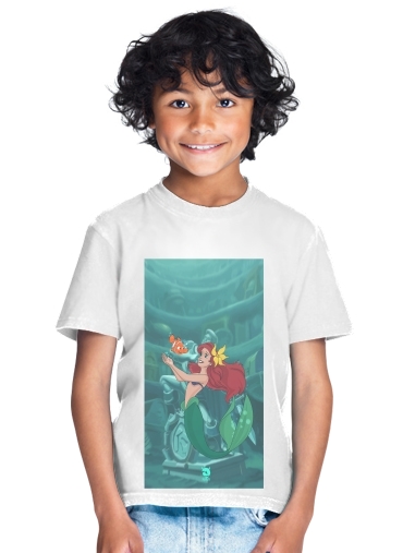  Disney Hangover Ariel and Nemo para Camiseta de los niños