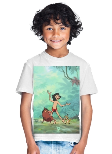  Disney Hangover Mowgli Timon and Pumbaa  para Camiseta de los niños
