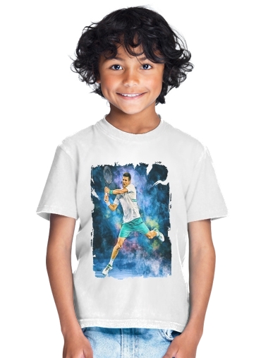  Djokovic Painting art para Camiseta de los niños