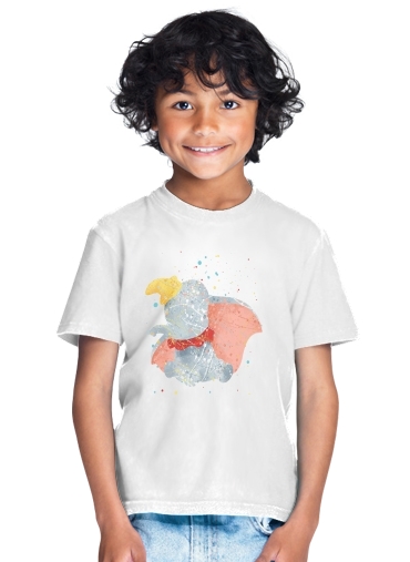  Dumbo Watercolor para Camiseta de los niños