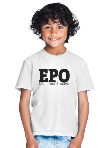  EPO Eau Pastis Olive para Camiseta de los niños
