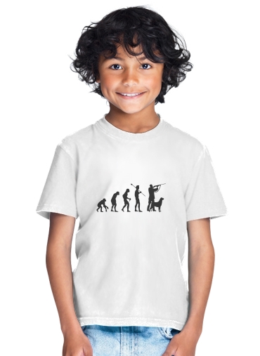  Evolución del cazador para Camiseta de los niños