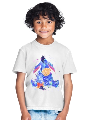  Eyeore Water color style para Camiseta de los niños