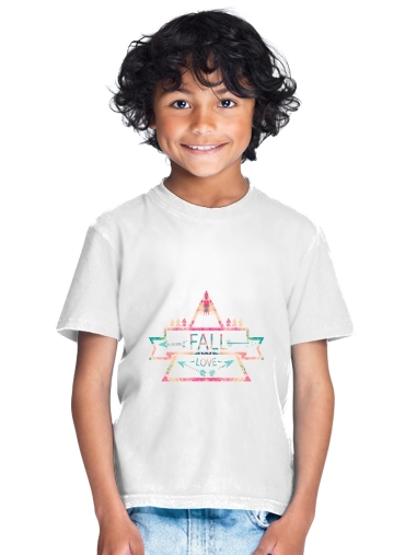  FALL LOVE para Camiseta de los niños