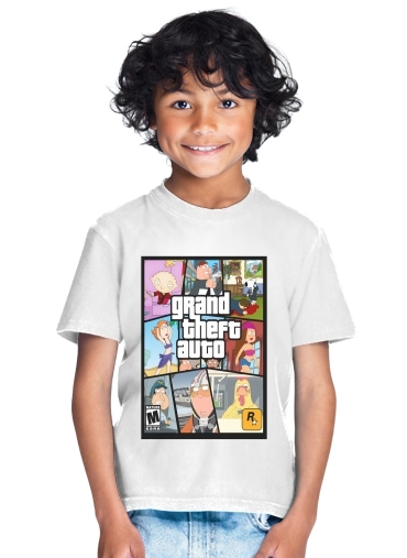  Family Guy mashup GTA para Camiseta de los niños