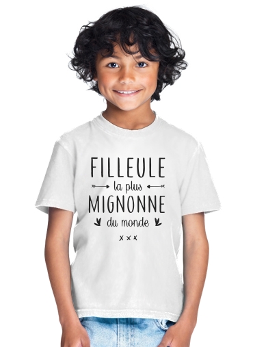  Filleule la plus mignonne du monde para Camiseta de los niños
