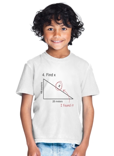  Find X Math Geek Peter Parker Spiderman para Camiseta de los niños