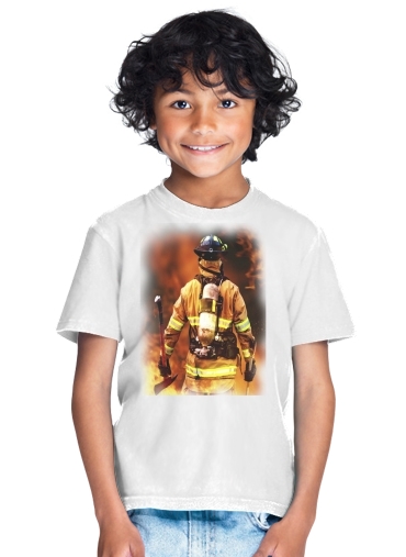  Firefighter - bombero para Camiseta de los niños