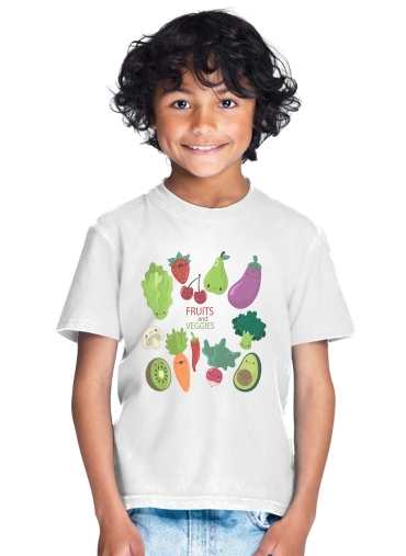  Fruits and veggies para Camiseta de los niños