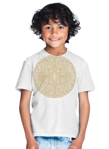  Geometric Bohemian Mandala para Camiseta de los niños