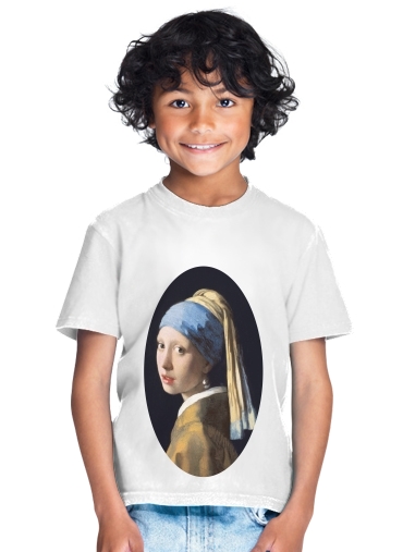  Girl with a Pearl Earring para Camiseta de los niños