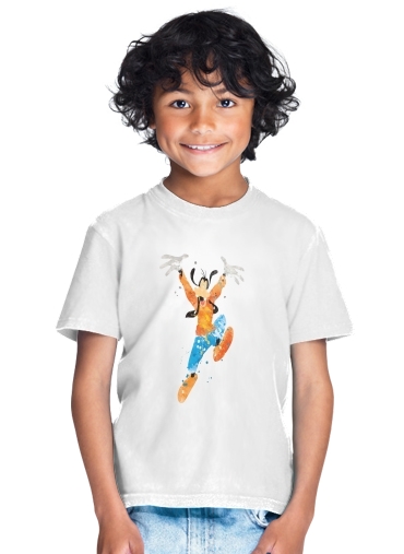  Goofy Art Watercolor para Camiseta de los niños