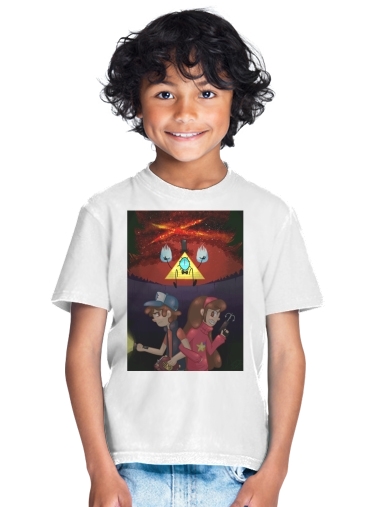  Gravity Falls Monster bill cipher Wheel para Camiseta de los niños