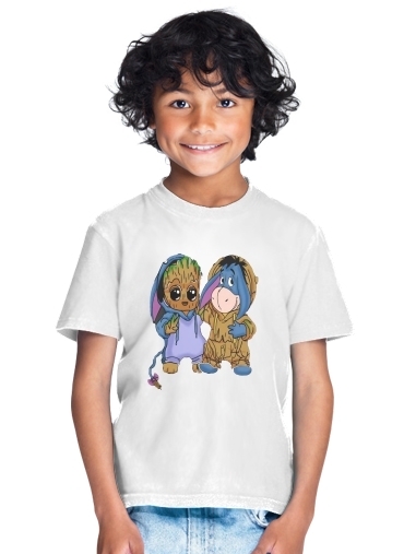  Groot x eeyore para Camiseta de los niños