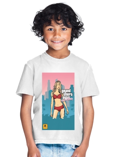  GTA collection: Bikini Girl Miami Beach para Camiseta de los niños