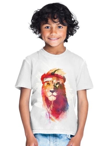  Gym Lion para Camiseta de los niños