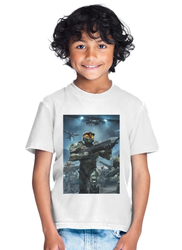  Halo War Game para Camiseta de los niños