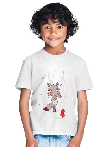  Hello Big Wolf para Camiseta de los niños