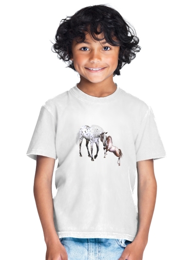  Horses Love Forever para Camiseta de los niños