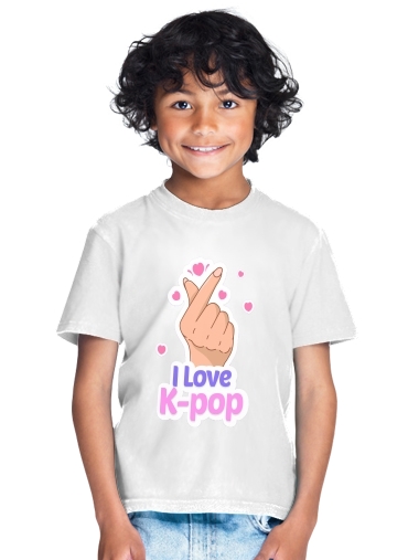  I love kpop para Camiseta de los niños
